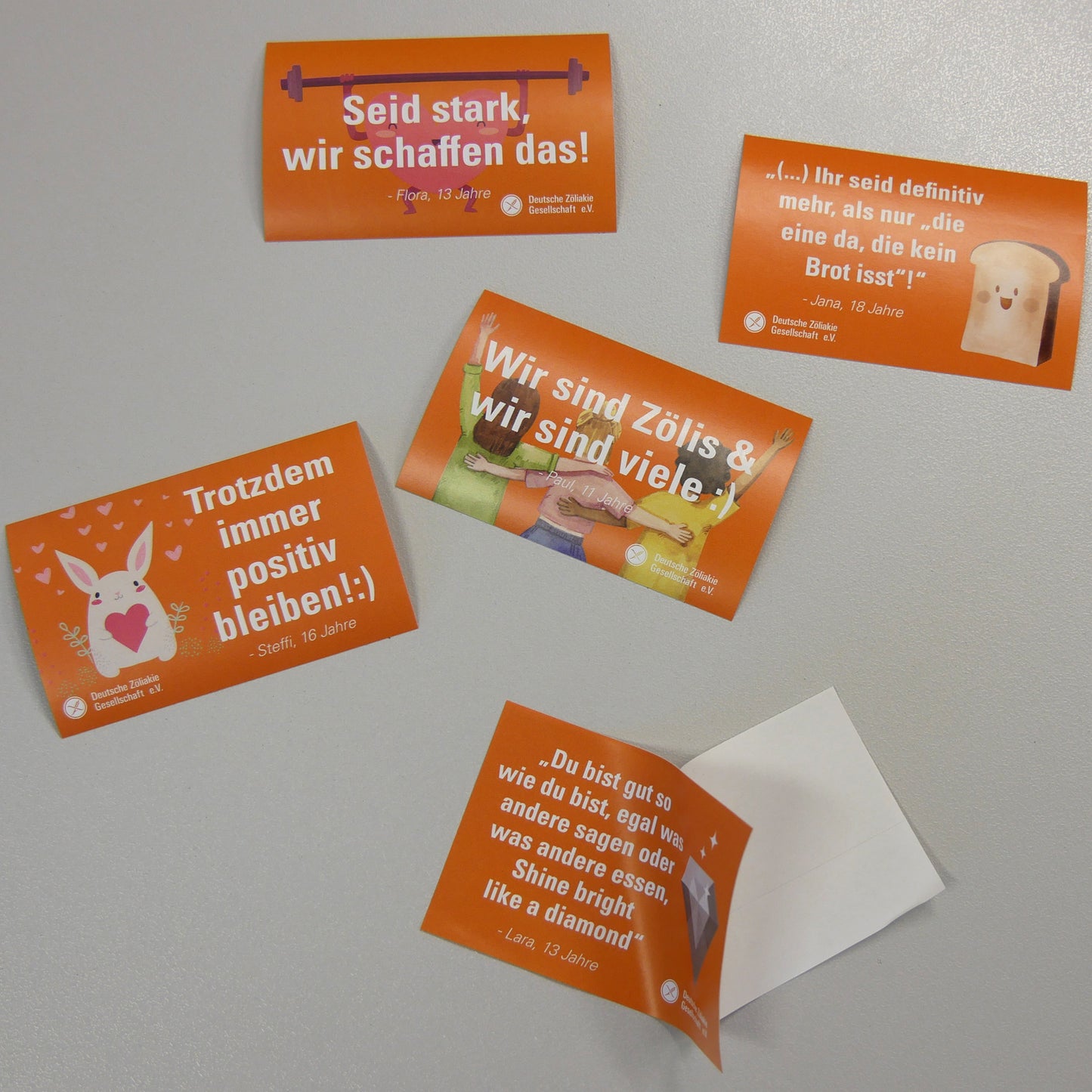 Mutmachsticker_Sticker zum Aufkleben im 5er Set