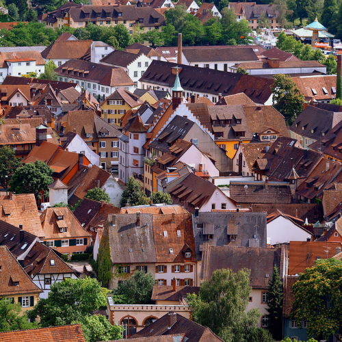 Ansicht von Breisgau von oben