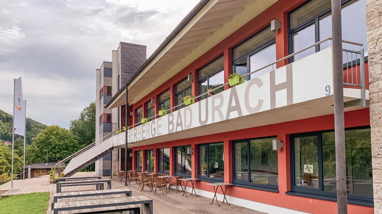 Aussenansicht der Jugendherberge Bad Urach
