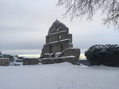 Ruine über Bad Urach im Winter