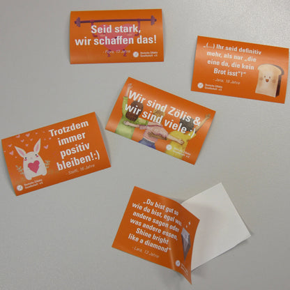 Mutmachsticker_Sticker zum Aufkleben im 5er Set